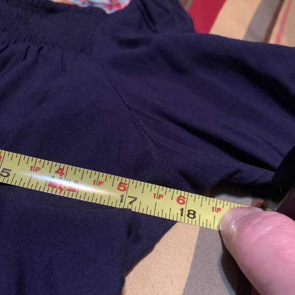 Cowgirl Legend Women’s Tunic Blue Turquoise Beads Embroidered Peasant Blouse. - Picture 14 of 15